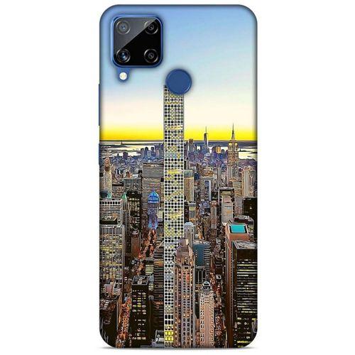 Oppo Realme C15 Kılıf Dünya Mimarisi (43) Thin Fit Kılıf 432 Park Caddesi