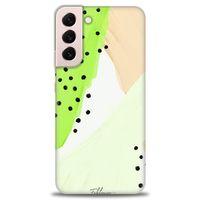 Samsung Galaxy S22 Plus Kılıf HD Baskılı Kılıf - Fıstık Yeşili + Tam Ekran Koruyucu
