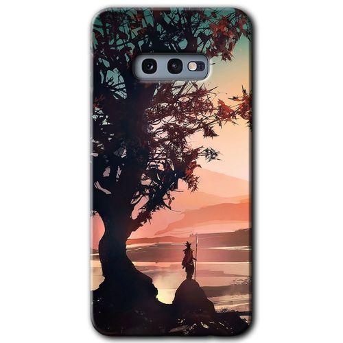 Samsung Galaxy S10e HD Baskılı Kılıf + 9D Tam Ekran Koruyucu - Yalnız Savaşcı