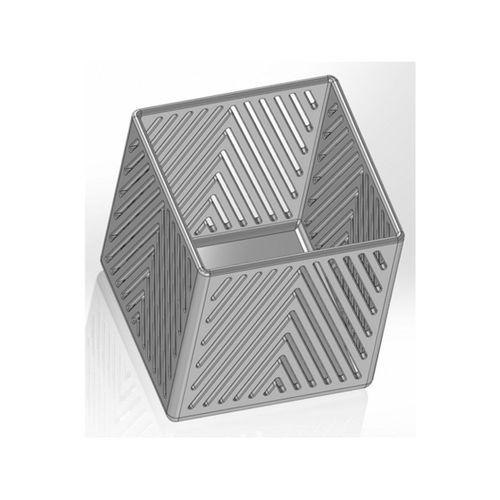 Eğimli Dikdörtgen Yırtmaçlı Kare Kalem Kutusu (Bu ürün Sadece Plastik parçadır - Almadan Önce Soru Sorabilirsiniz)