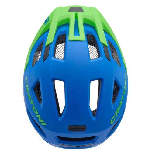 Kask Çocuk Maxster Pro Cratoni Mavi-Yeşil S-M