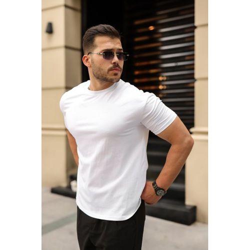Erkek Kolları Dar Kesim Rahat Kalıp Basic Tişört