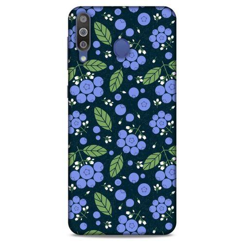 Frutix Blueberry 01 Samsung Galaxy M30 Kılıf Desenli Silikon