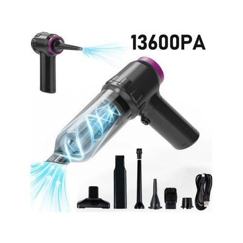 Zhltools 14000pa Güçlü Portatif 2 Kademeli Tasinabilir Vakumlu Kablosuz Üflemeli Mini Oto Araç Süpürgesi