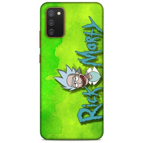Samsung Galaxy A02s Uyumlu Kılıf Rick And Morty (12) Koruyucu Silikon Space Cruiser / Car