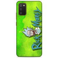 Samsung Galaxy A02s Uyumlu Kılıf Rick And Morty (12) Koruyucu Silikon Space Cruiser / Car