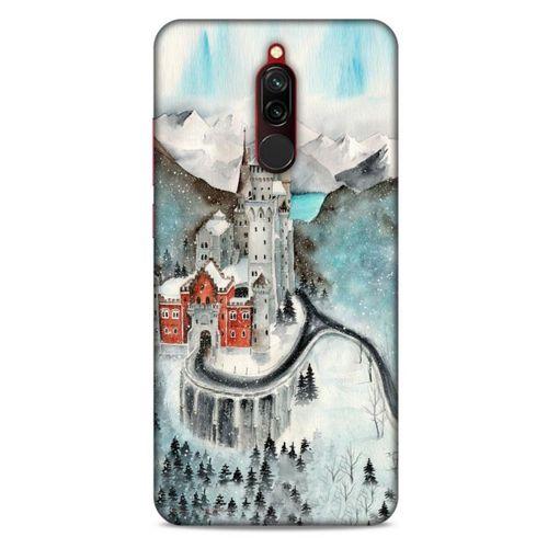 Xiaomi Redmi 8 Kılıf Almanya (25) Antişok Kapak Schloss Neuschwanstein Şatosu