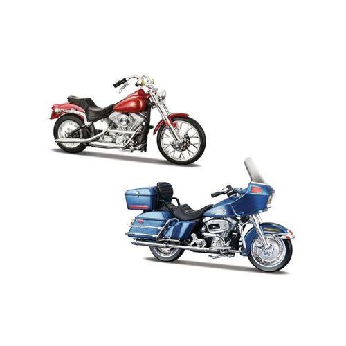 37301 1 18 Harley-Davidson İkili Motorlar Asorti