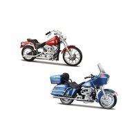 37301 1 18 Harley-Davidson İkili Motorlar Asorti