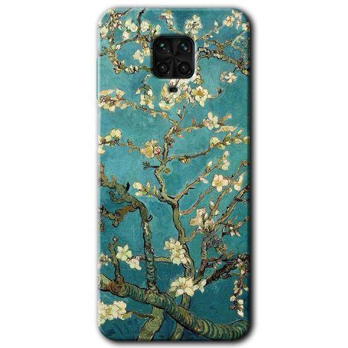 Xiaomi Redmi Note 9s Kılıf Baskılı Kapak - Almond Blossom +Tam Kaplayan Mat Seramik