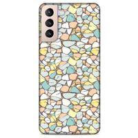 Lopard Samsung Galaxy S21 Plus Uyumlu Kılıf Taşlı (24) Darbe Emici Kılıf
