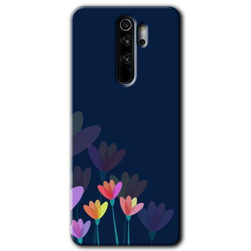 Xiaomi Redmi Note 8 Pro HD Baskılı Kılıf + 9D Tam Ekran Koruyucu - Çizim Çiçekleri