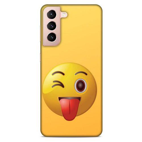 Lopard Samsung Galaxy S21 Uyumlu Kılıf Emojix (42) Rugged Armor Kılıf