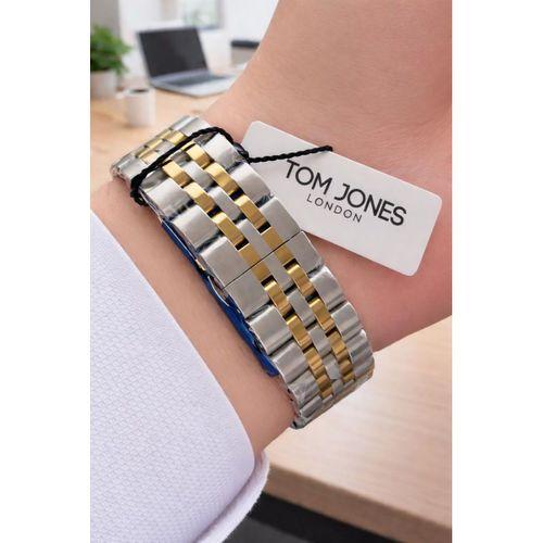 Tom Jones 2 Yıl Garantili 3 Atm Suya Dayanıklı Çelik Kordon Erkek Kol Saati