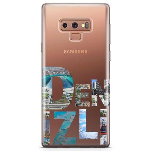 Samsung Galaxy Note 9 Kılıf Denizli Gezi Arka Kapak Koruma Desenli Full Koruyucu