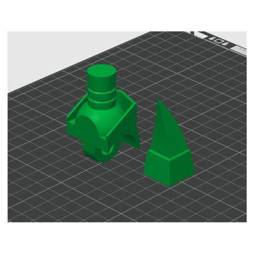 Blutrzr MA 08 Big Zam Modeli İçin Ayak Ucu Parçaları 3D Baskı (Bu ürün Sadece Plastik parçadır - Almadan Önce Soru Sorabilirsiniz)