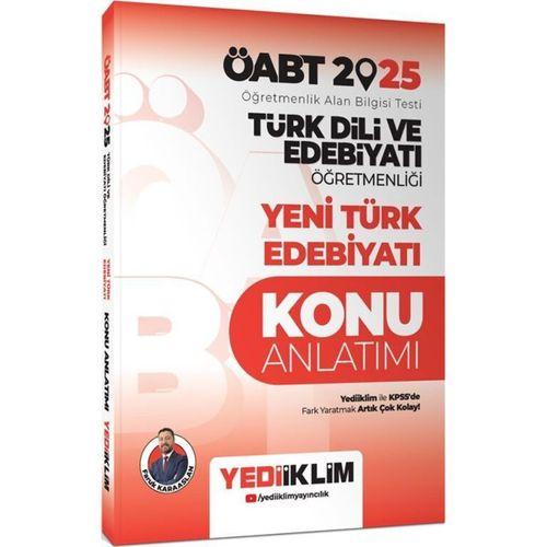2025 ÖABT Türk Dili ve Edebiyatı Öğretmenliği Yeni Türk Edebiyatı Konu Anlatımı Yediiklim Yayınları