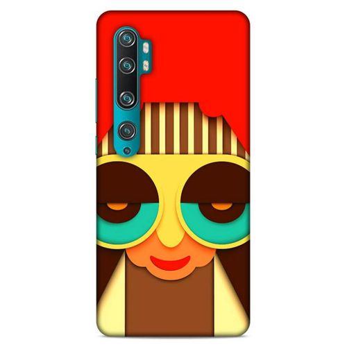 Lopard Xiaomi Mi Note 10 Uyumlu Kılıf Soyut Sanat (5) Baskılı Koruma Kabı