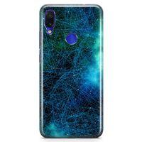 Xiaomi Redmi Note 7 Pro Kılıf Internet Galaxy Arka Kapak Koruma Desenli Full Koruyucu