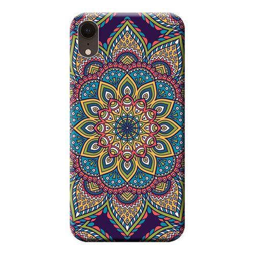 iPhone XR Kılıf Dekoratif Geometrik Vektörel Baskılı Esnek TPU Silikon