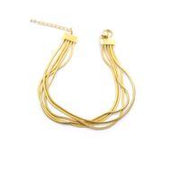 Çoklu Zincir Bileklik - Altın