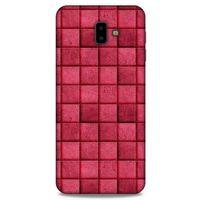 Samsung Galaxy J6 Plus Kılıf Patchwork (29) Arka Koruma Kılıfı Pembe