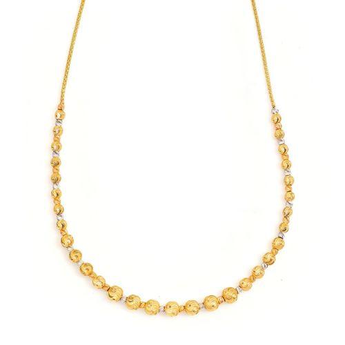 14 Ayar Altın Üç Renk Dorika Kolye HSM10139