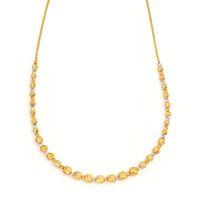 14 Ayar Altın Üç Renk Dorika Kolye HSM10139