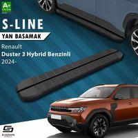 S-Dizayn Renault Duster 3 Hybrid Benzinli S-Line Siyah Yan Basamak 183 Cm 2024 Üzeri A+ Kalite