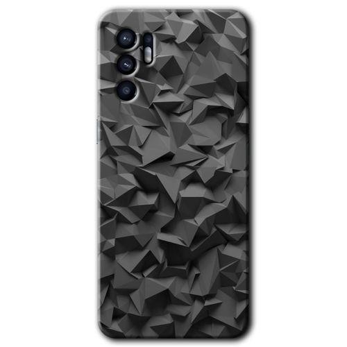 Oppo Reno 6 HD Baskılı Kılıf + 9D Tam Ekran Koruyucu - Dark Broke