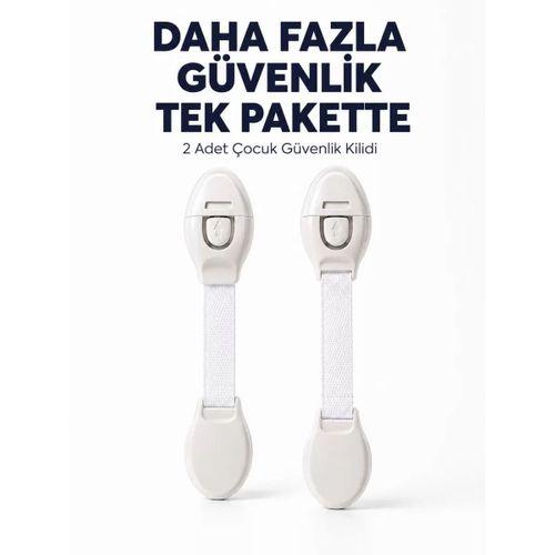 2 Adet Güçlü Yapışkanlı Çocuk Güvenlik Kilidi