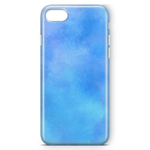 Apple iPhone SE 2020 Kılıf Mavi Hayaller Arka Kapak Koruma Desenli Full Koruyucu
