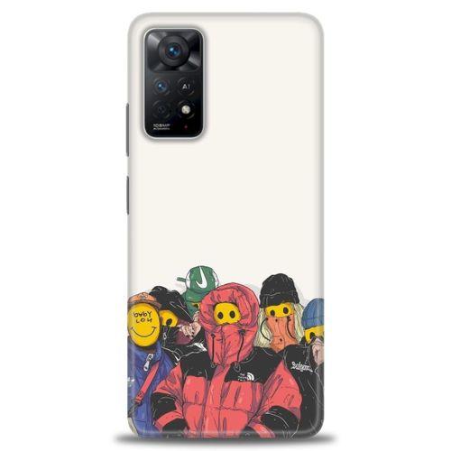Xiaomi Redmi Note 11 Pro Kılıf HD Baskılı Kılıf - Adamlar + Tam Ekran Koruyucu