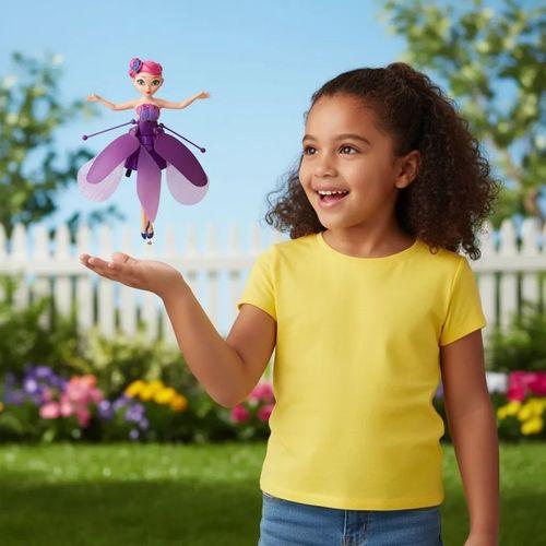 Uçan Peri Oyuncak Usb Kablolu Ve Şarj Edilebilir Oyuncak Mor Renkli