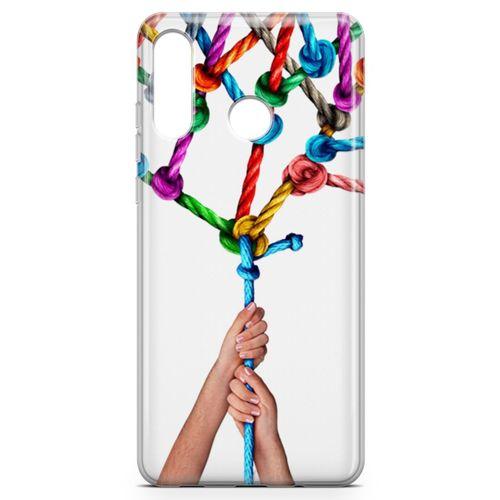 Huawei Nova 4e Kılıf Bağlılık Arka Kapak Koruma Desenli Full Koruyucu