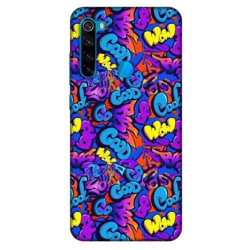 Graffitix (20) Desenli Silikon Kapak Xiaomi Redmi Note 8 Kılıf