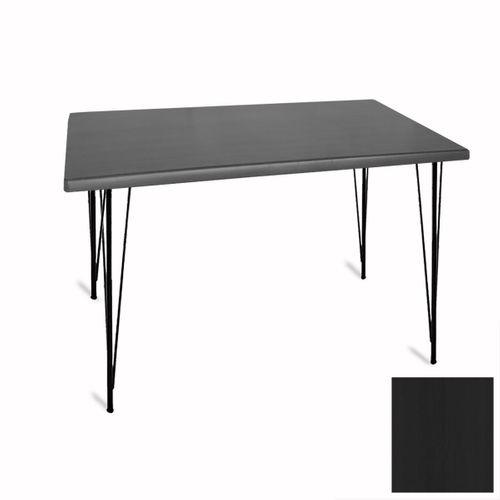 Dockers Premıum Mutfak Masası 70x120 ESB (Werzalit, Wermodin ve Allzalit Tabla) - Siyah