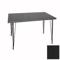 Dockers Premıum Mutfak Masası 70x120 ESB (Werzalit, Wermodin ve Allzalit Tabla) - Siyah