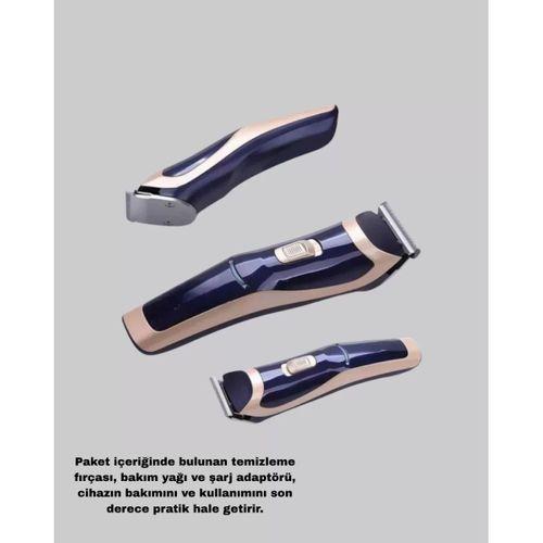 Çelik Bıçaklı Unisex Şarjlı Tıraş Makinesi – Sessiz Motor, Kablosuz Ve Ayarlanabilir