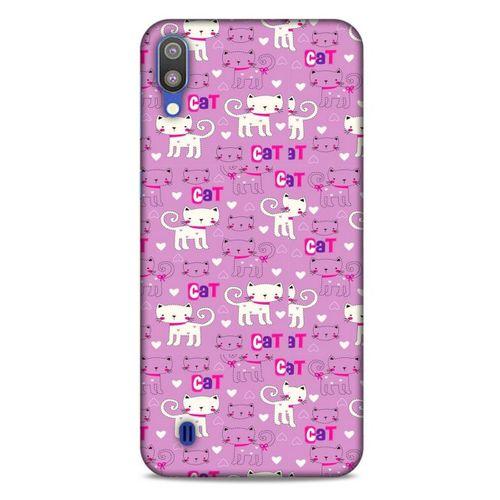 Lopard Samsung Galaxy M10 Uyumlu Kılıf Kediler (4) Koruma Kılıfı Pink Cat