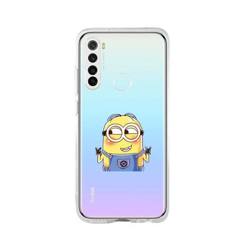 Redmi Note 8 Minions Desenli Premium Şeffaf Silikon Kılıf