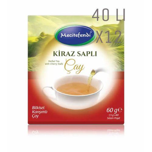 Kiraz Saplı Çay 40'lı Poşet Çay 12 Adet