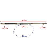 ATV Atv Aks 743 Mm İki Yivli Bilya Yatağı 30 23 Freze Öm