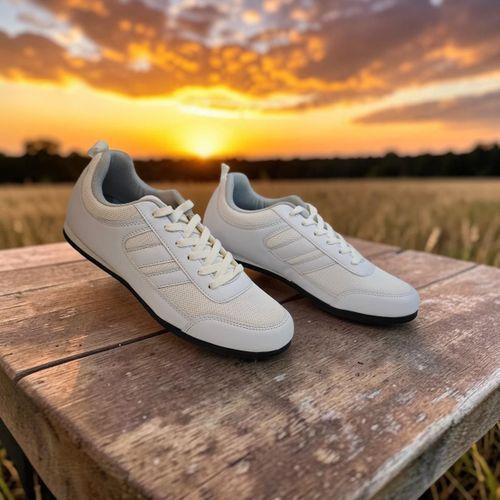 Bestof 124 tx Beyaz İnce Taban Erkek Spor Ayakkabı