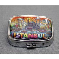İstanbul Temalı İlaç Kutusu Anahtarlık Alk4371