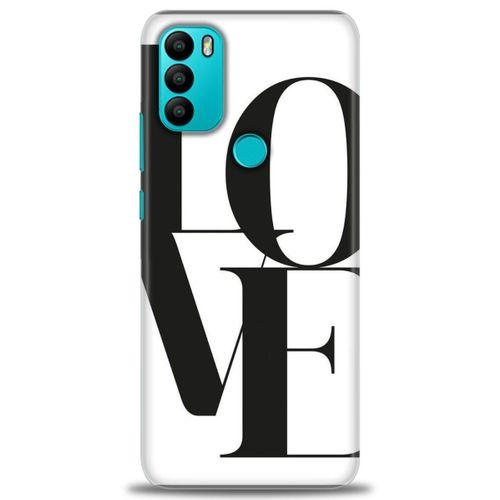 General Mobile GM 21 Plus Kılıf HD Baskılı Kılıf - Love + Tam Ekran Koruyucu