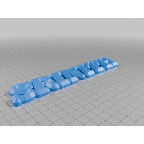 Sabit Etiket Anahtarlık – 3D Baskı Kişisel Etiket (Bu ürün Sadece Plastik parçadır - Almadan Önce Soru Sorabilirsiniz)