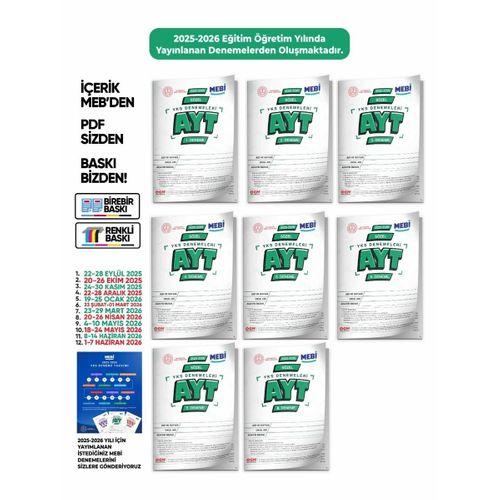 2026 ÖSYM YKS-AYT MEBİ OGM SÖZEL Deneme Paketi Güncel 8lİ SET (Seri Deneme) BASKI ÜCRETİ