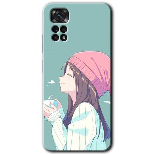 Xiaomi Redmi Note 11 5G Global HD Baskılı Kılıf + 9D Tam Ekran Koruyucu - Happy Girl