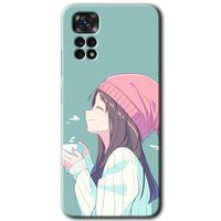 Xiaomi Redmi Note 11 5G Global HD Baskılı Kılıf + 9D Tam Ekran Koruyucu - Happy Girl